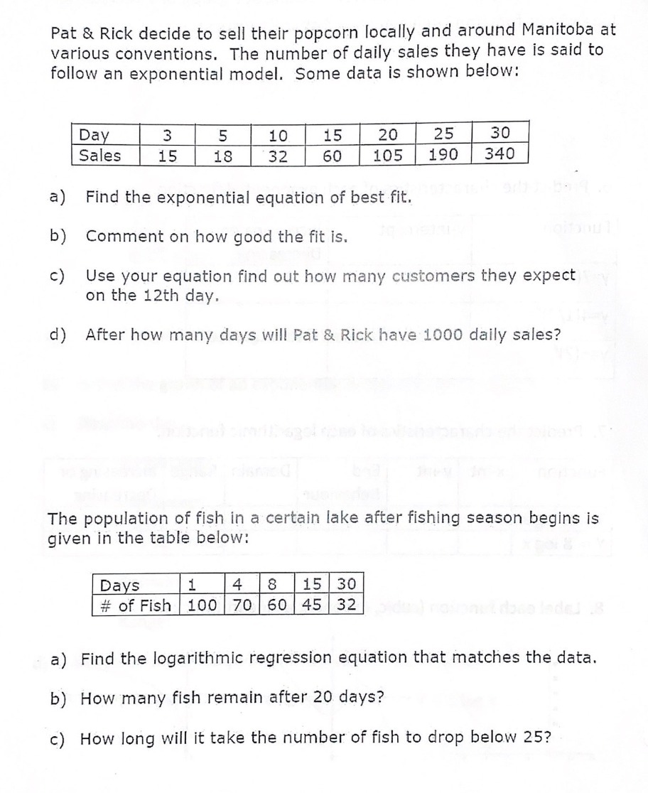 Pat 3t Rick decide to sell their popcorn locally