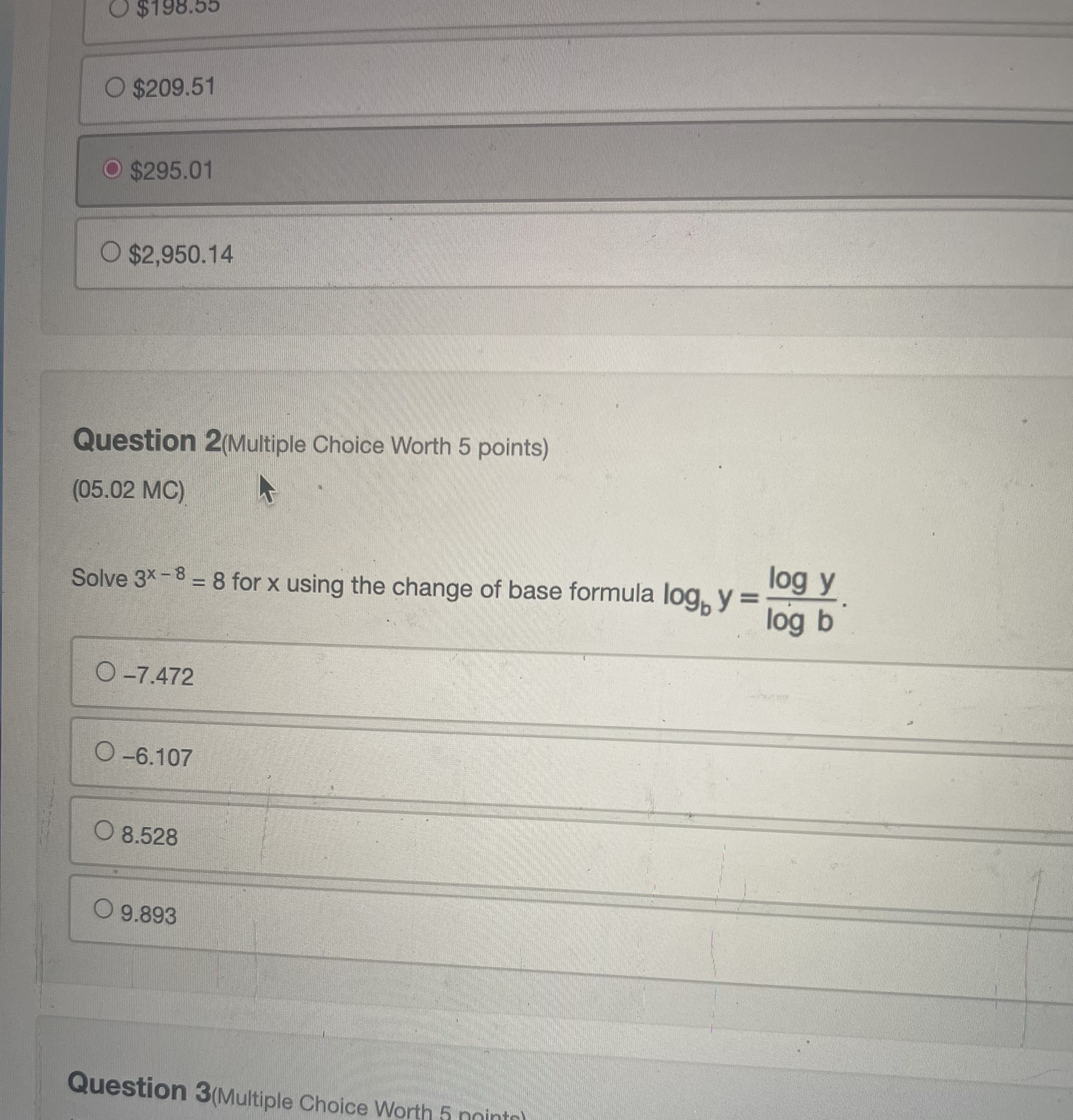 0 4 Question 5 (Essay Worth 10 points) (05.02 MC)