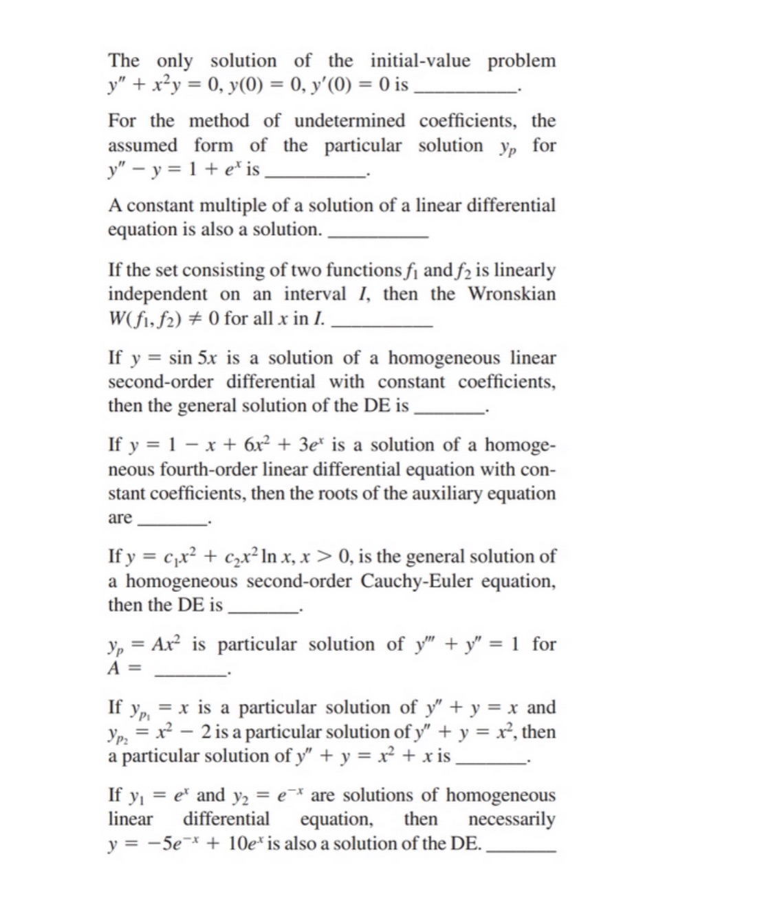 Fill in the blanks. Need it as soon as possible.