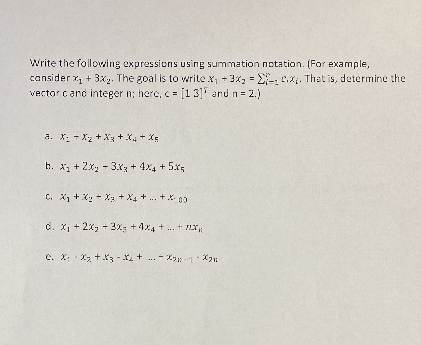 I don't understand this. Write the following