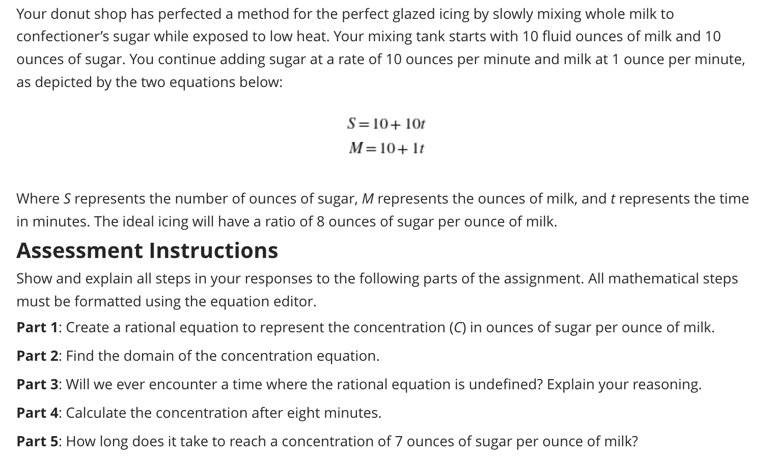 Your donut shop has perfected a method for the