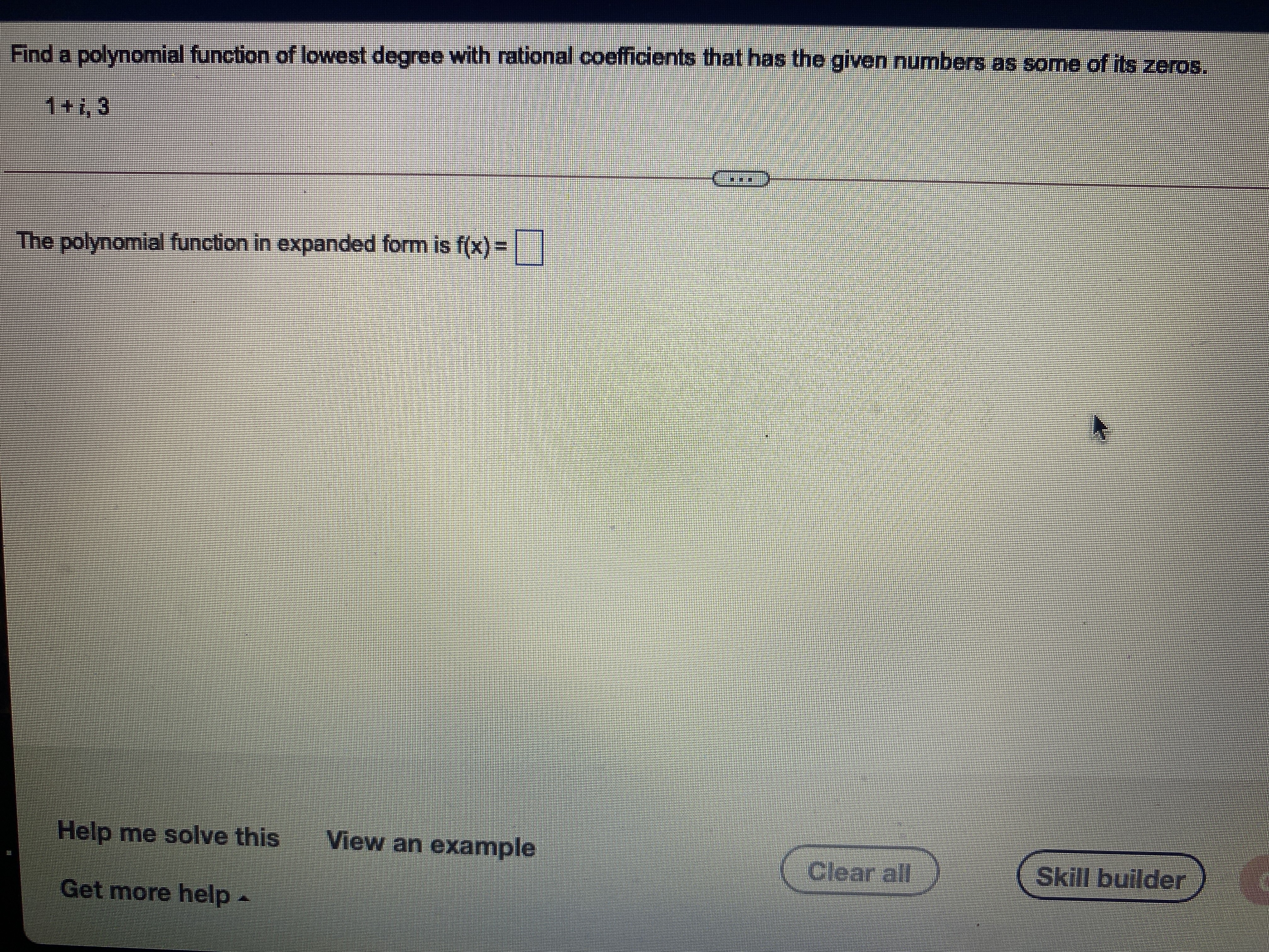 \f\f\f(Section 8.4) Points: 0 of 1 Given that the