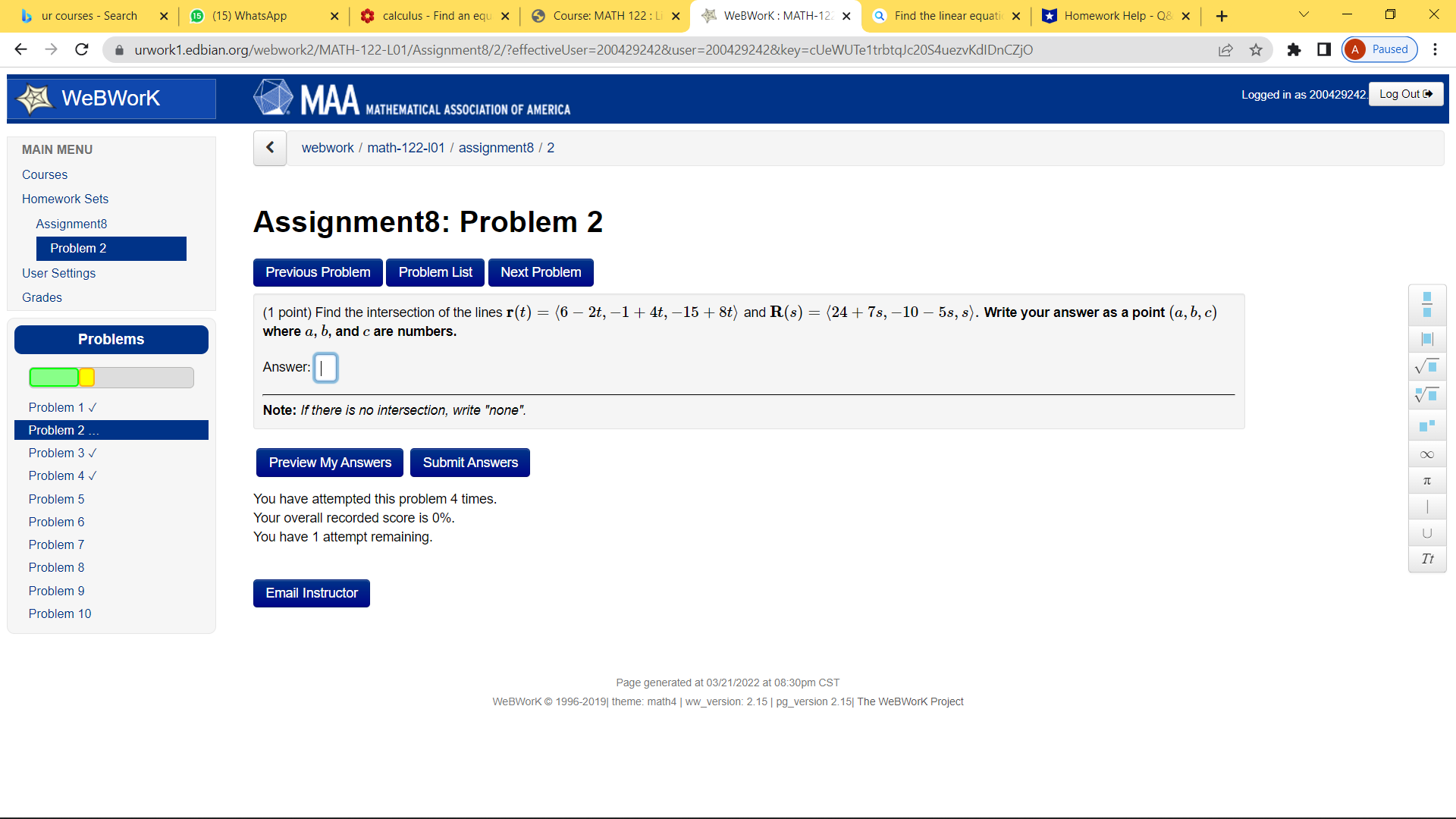 ur courses - Search X 15 (15) WhatsApp X calculus