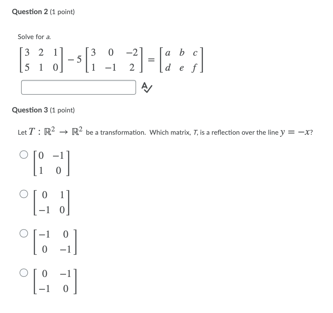 Please answer and show all work: Question 2 (1