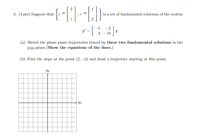 is a set of fundamental solutions of the system
