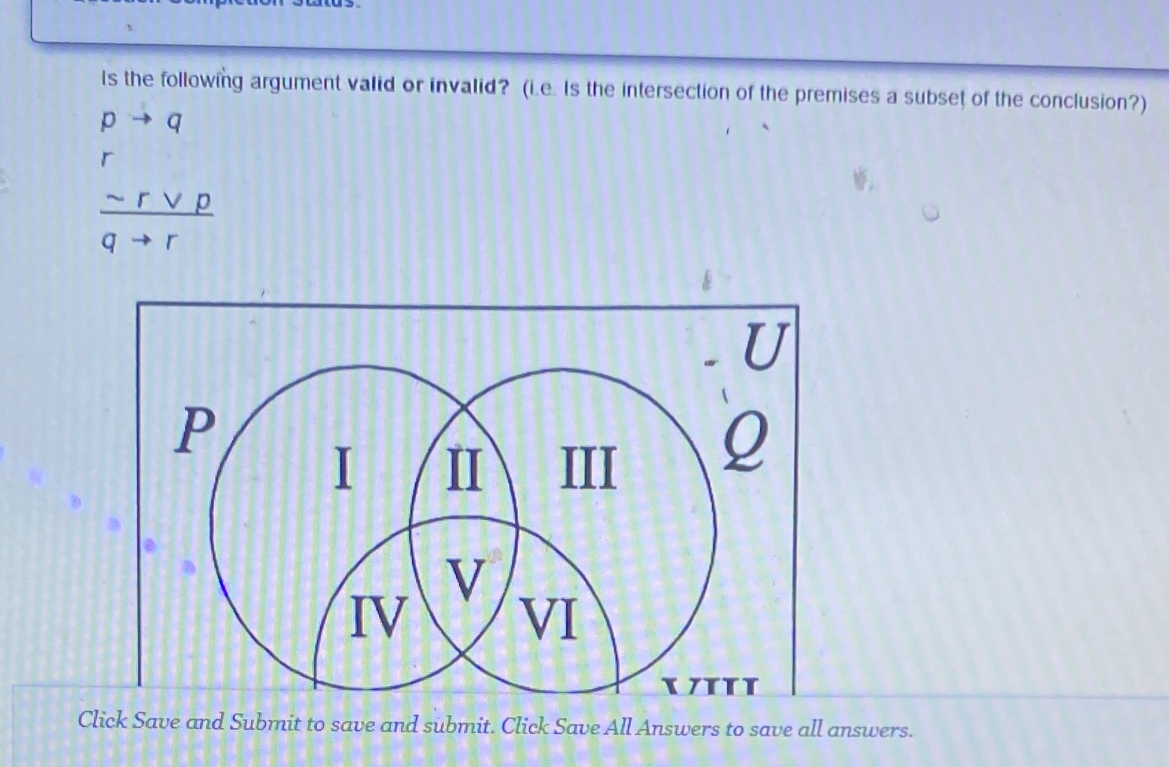 10. What is the answer? Is the following argument