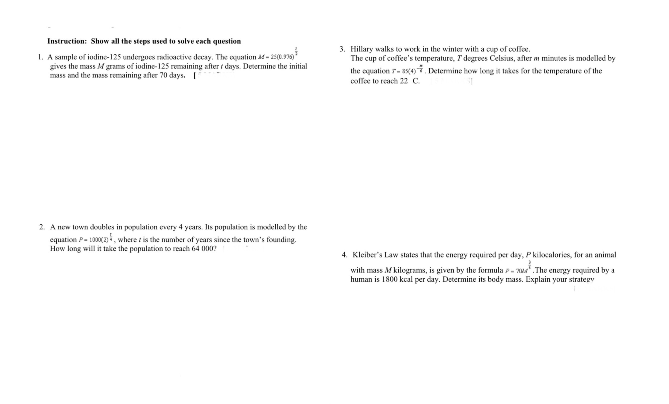 Grade 12 English please answer the questions.