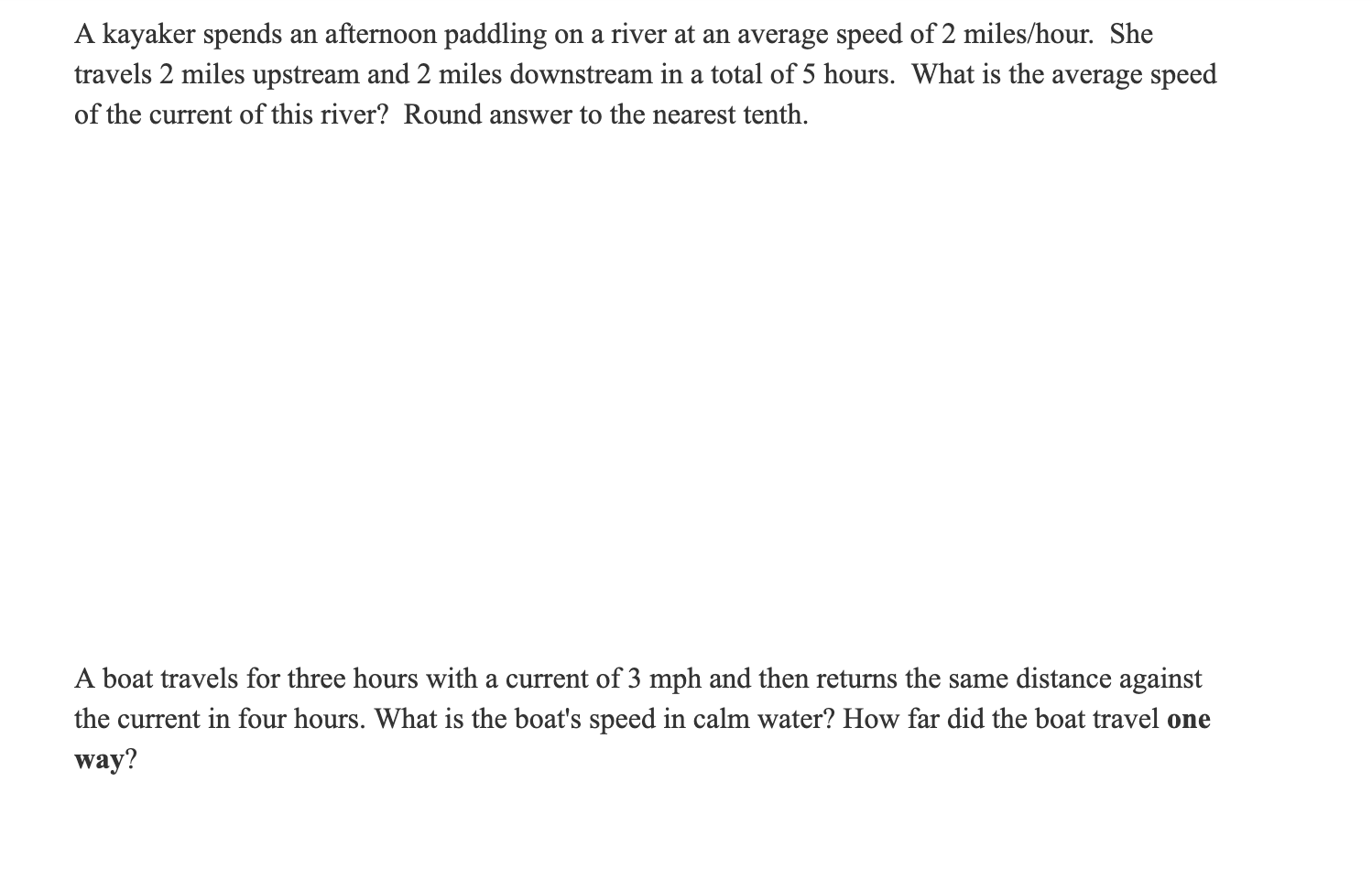 A kayaker spends an aemoon paddling on a river at