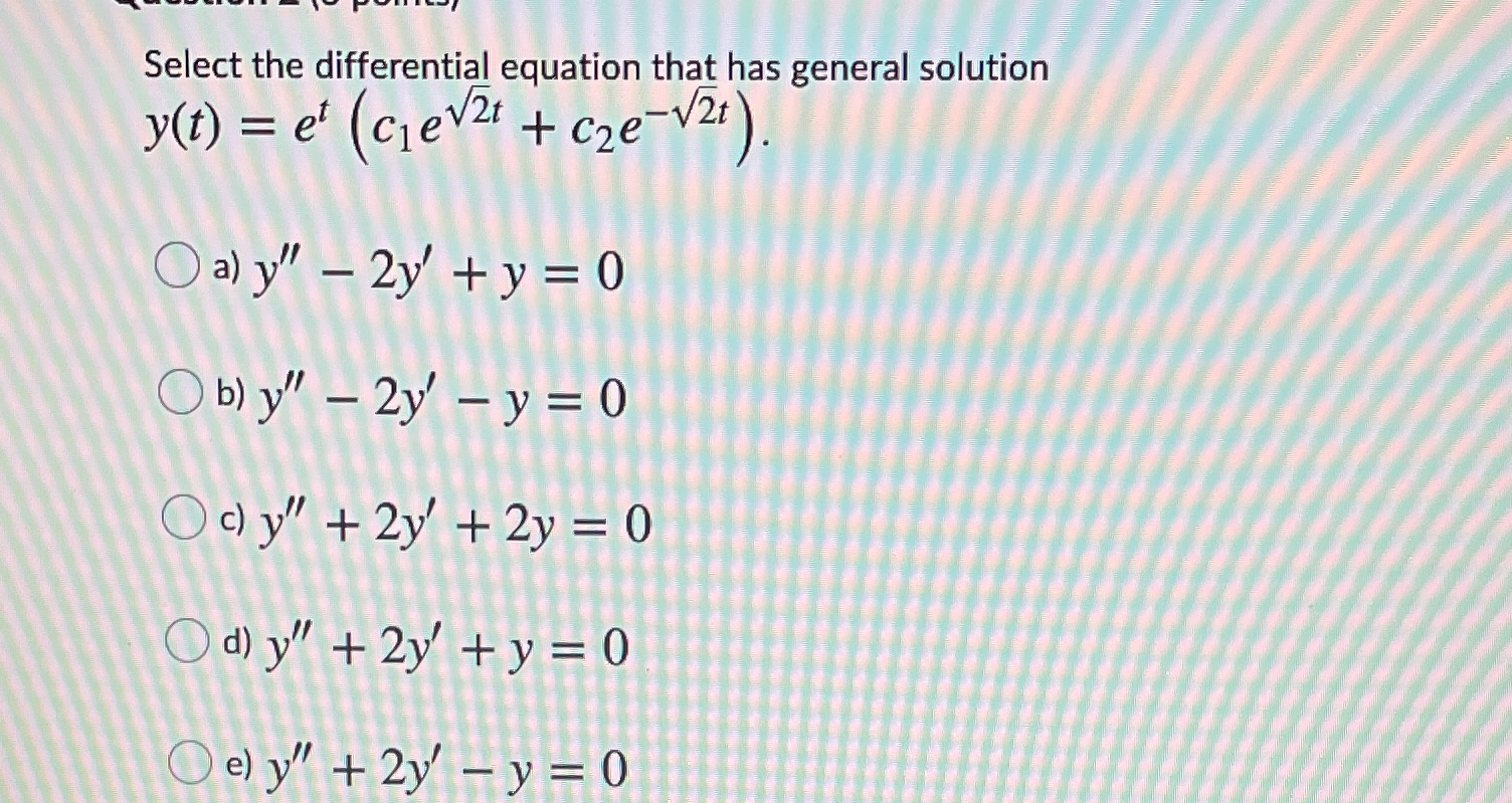 Need help with this question Select the