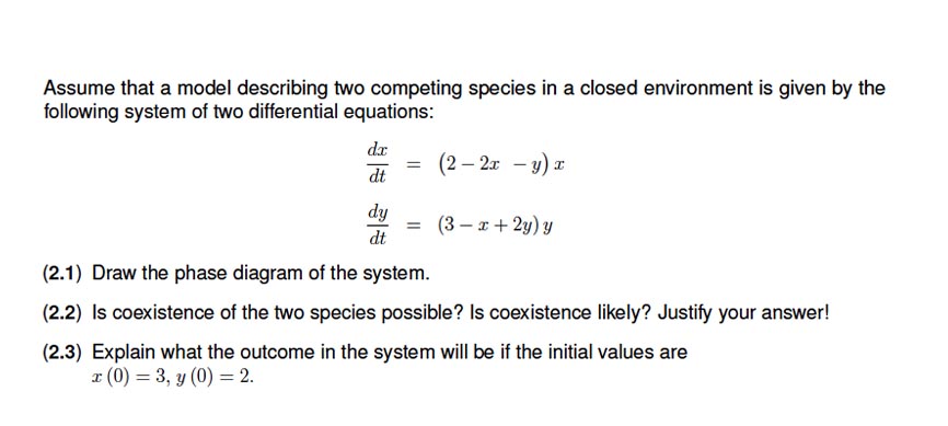 please assist for comparison Assume that a model