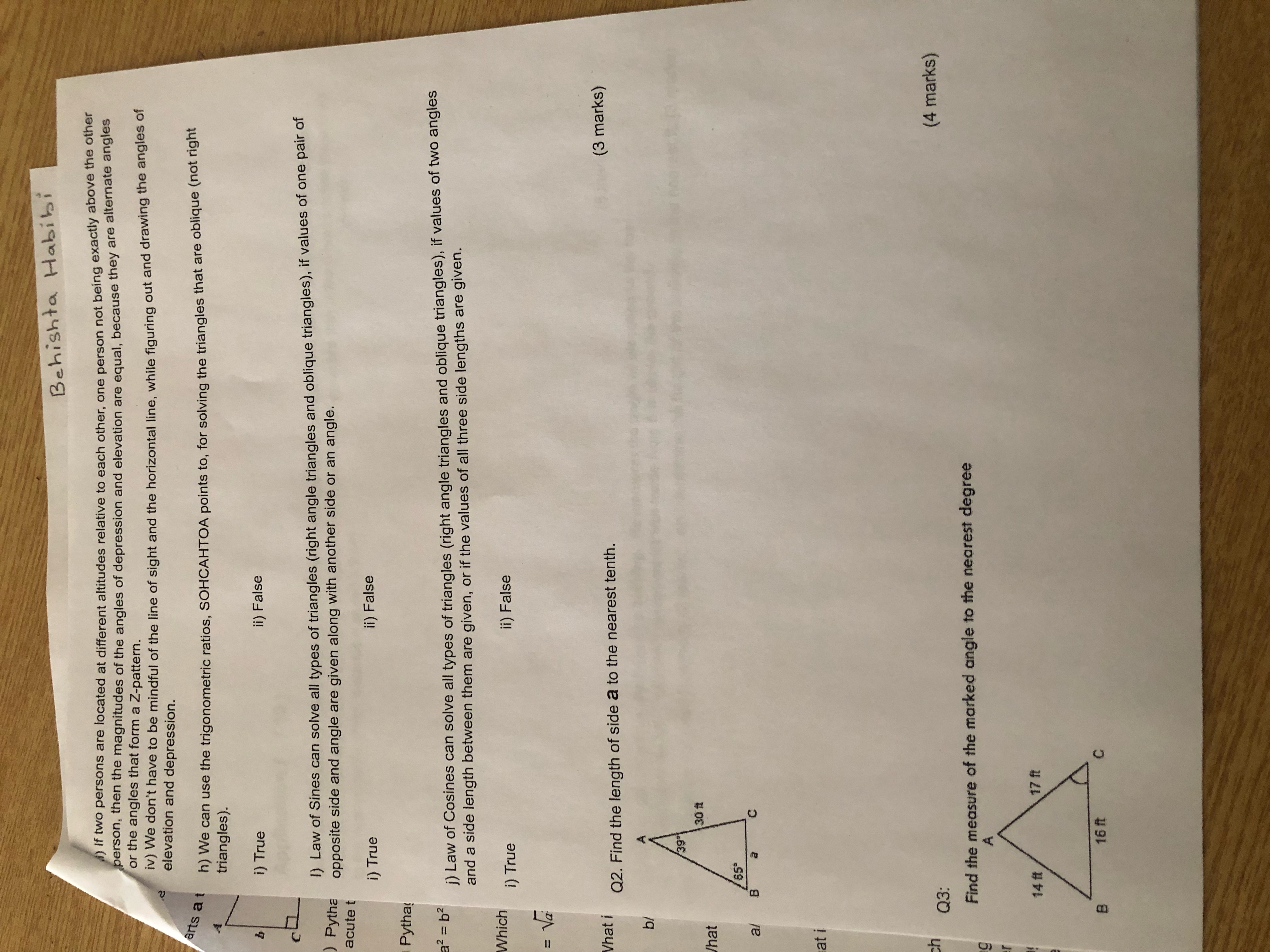 Behishta Habibi )If two persons are located at