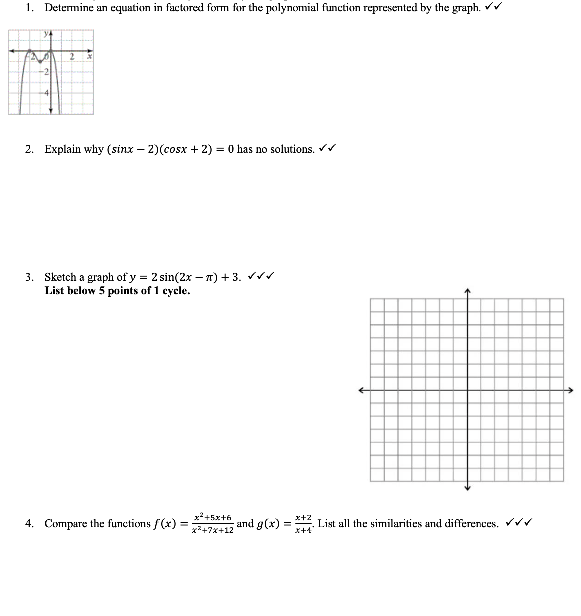 Please Answer All Questions with! Show all of the