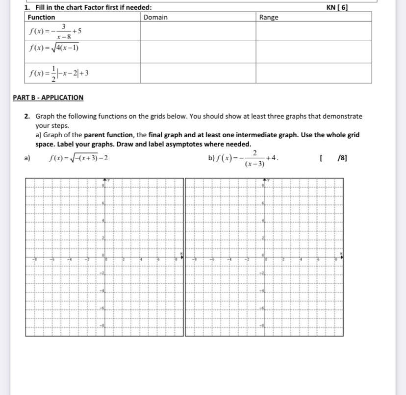 can you help me please ? 1. Fill in the chart