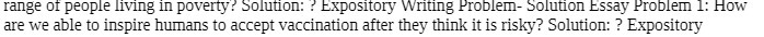 range of people living in poverty? Solution: ?