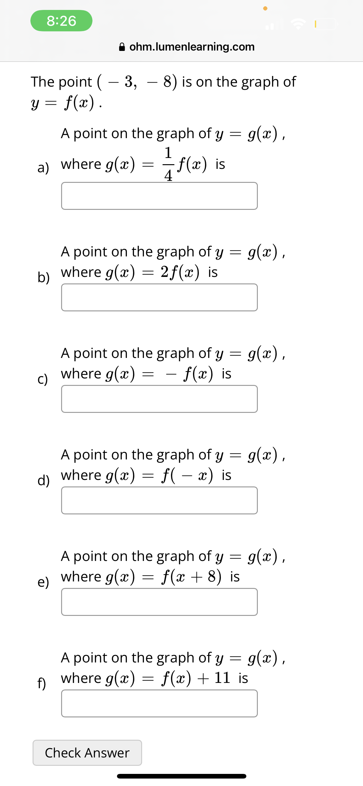 8:10 Done ohm.lumenlearning.com AA Module 4 Quiz