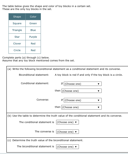 Consider this conditional statement. If a letter