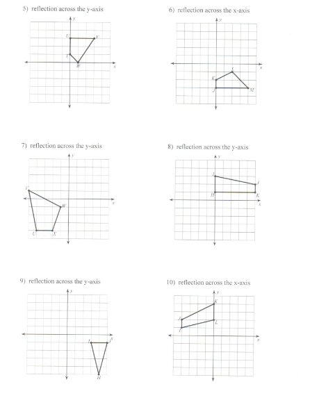 Geometry Name Write the Coordinates of a