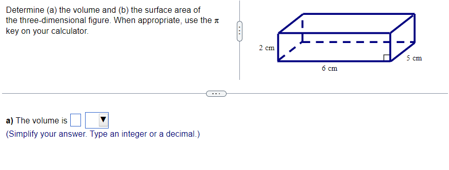 Determine? (a) the volume and? (b) the surface
