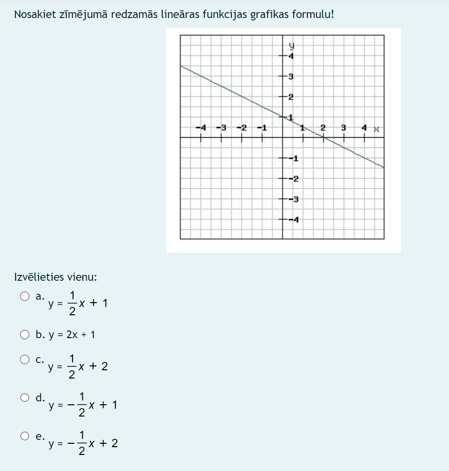 Question 1 Funkcijas y = - Vx + 2+3 ir .... 2 :0