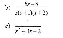 determine by partial fractions the variation in