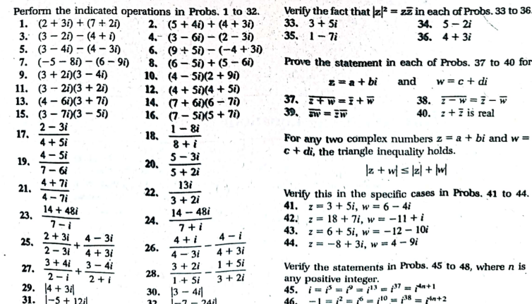 Solve all the odd-numbered problems. Perform the