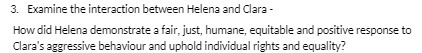 3. Examine the interaction between Helena and