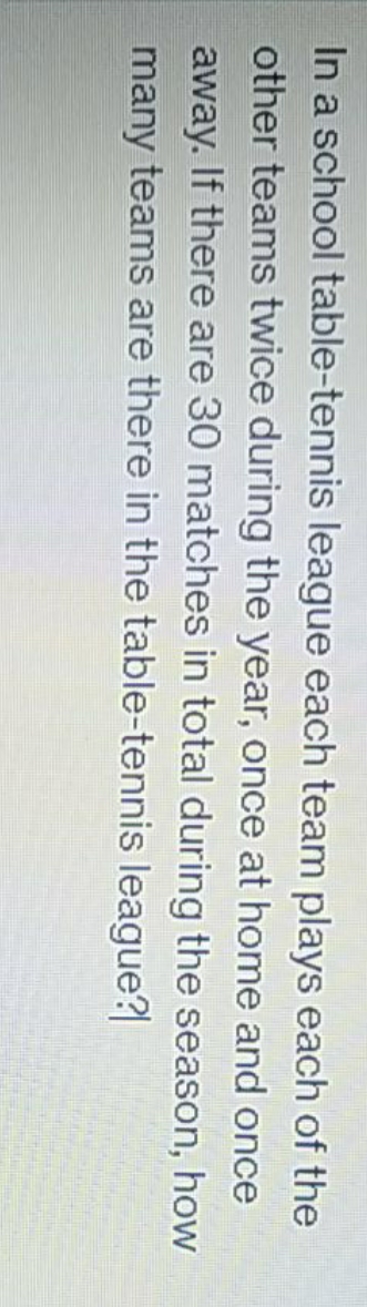 please answer this question In a school