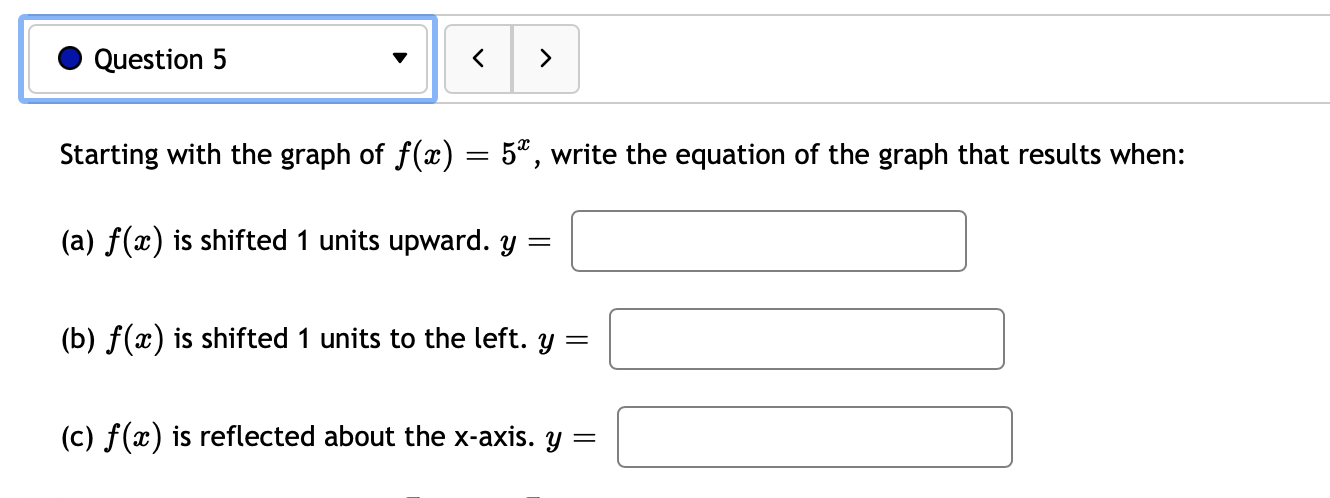 Question 1 <  style=