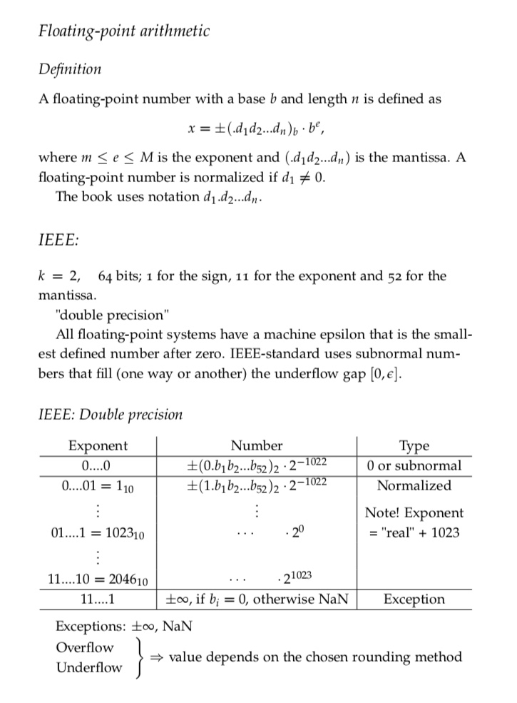 Suppose we want to approximate f'(0) by ( f (h) f