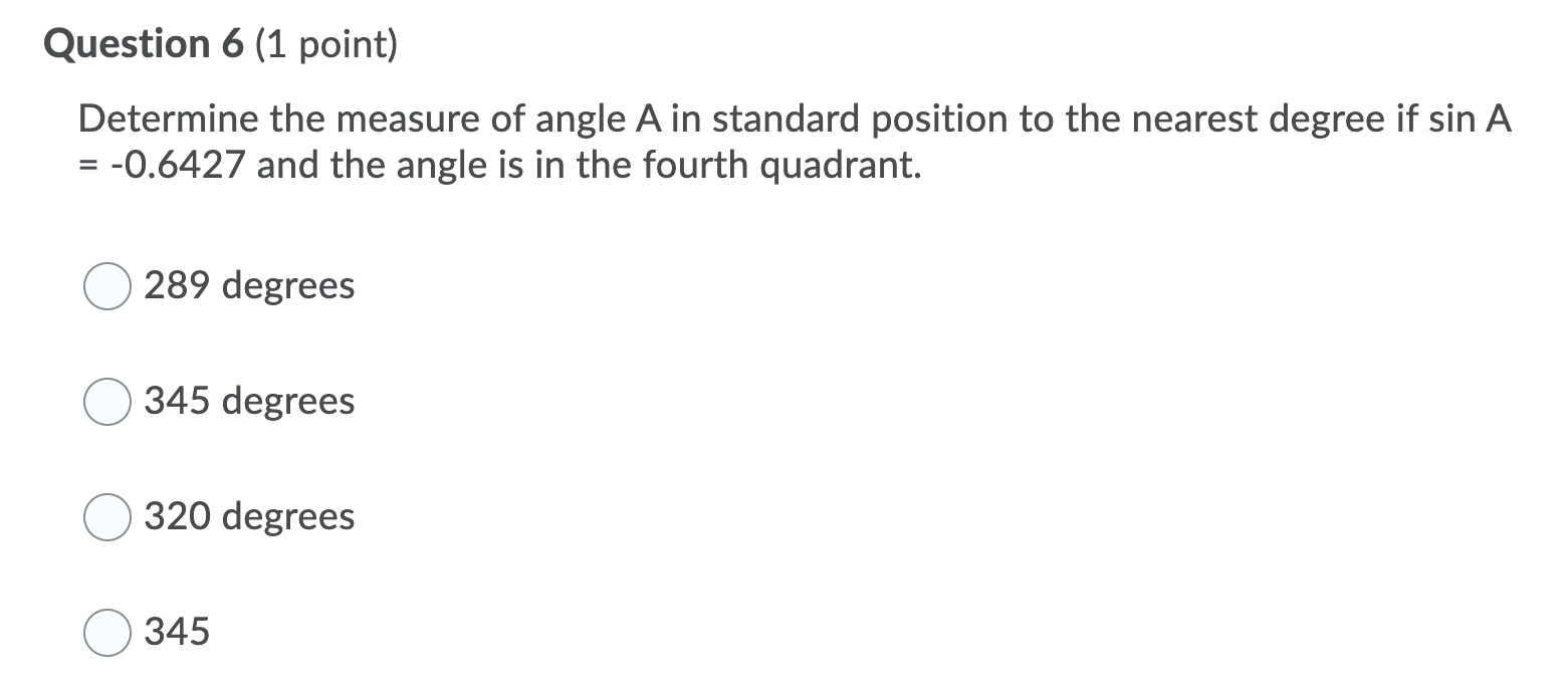 Explain the correct answer to each question.
