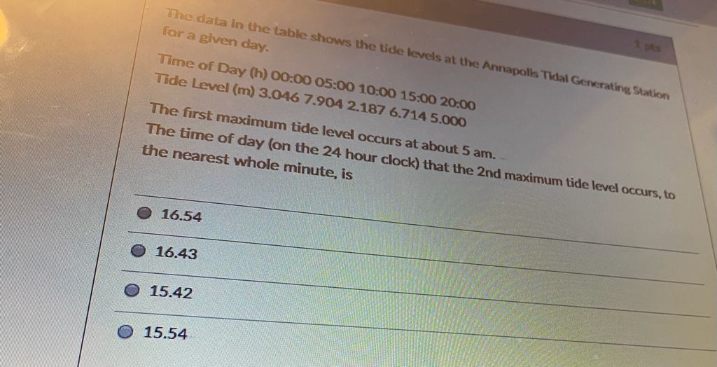 1 pts The growth of a shrub can be modelled by