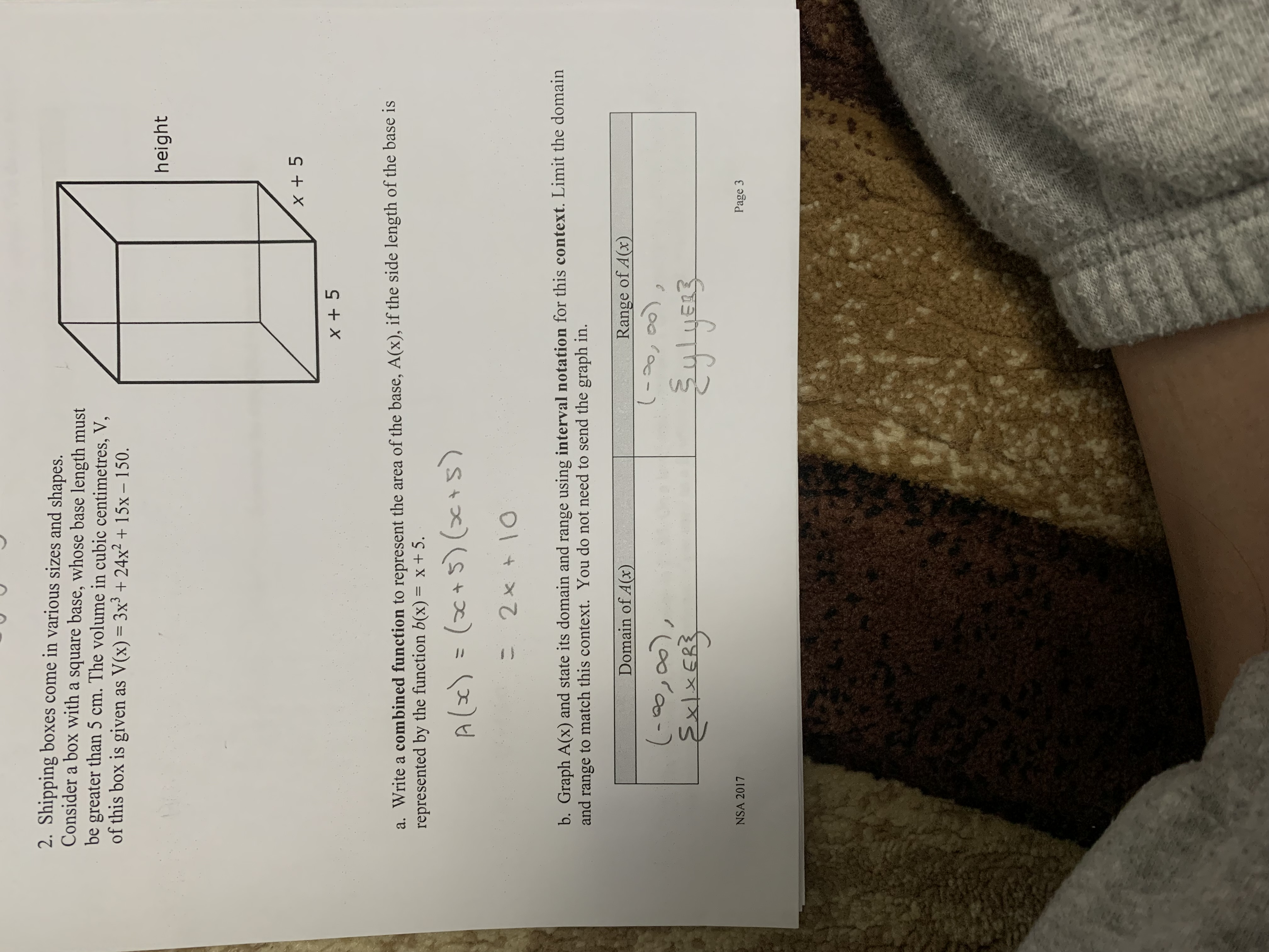 Use the function y =2 cos x to answer the