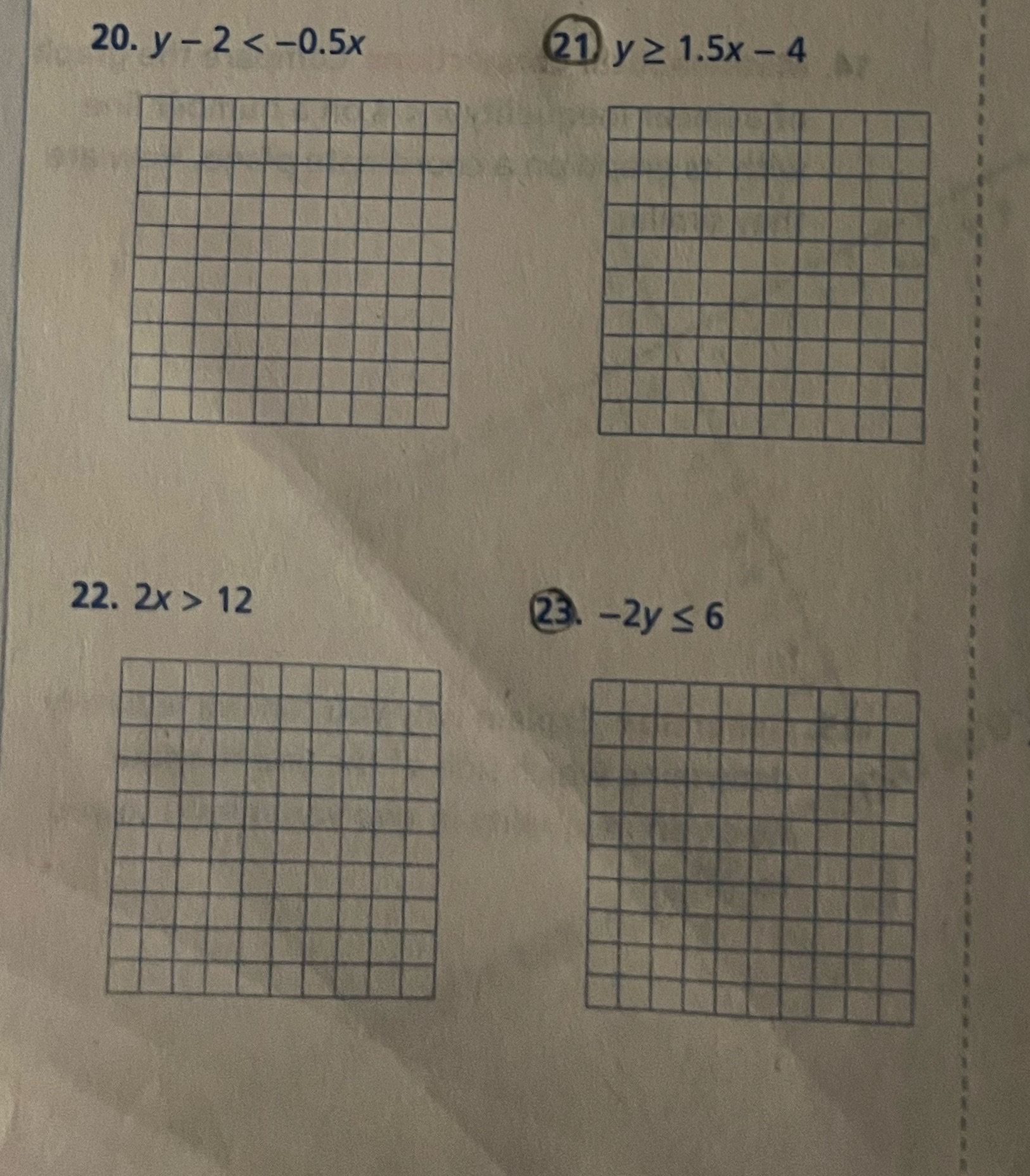 Solving and graphing \f