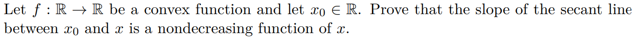 Let f : R > R be a convex function and let 330 E