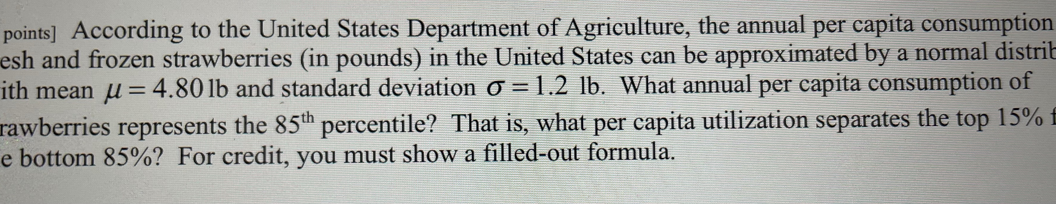 points] According to the United States Department