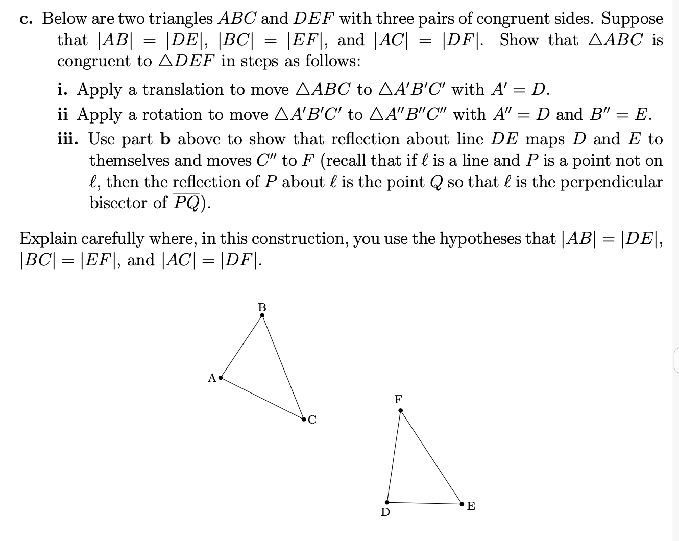 8. (G-CO.8) This exercise focuses on