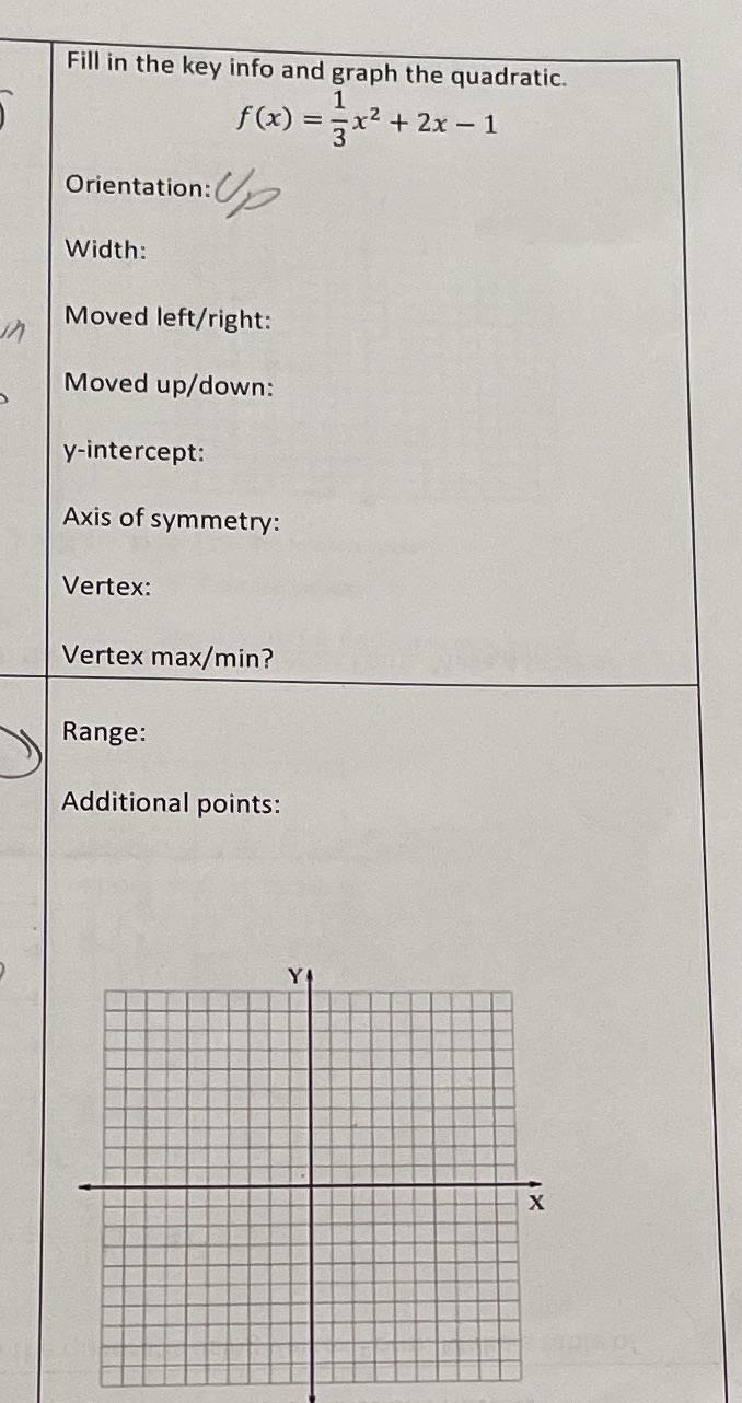 Please help with finding the orientation with