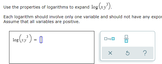 question 1 Rewrite each equation as requested.