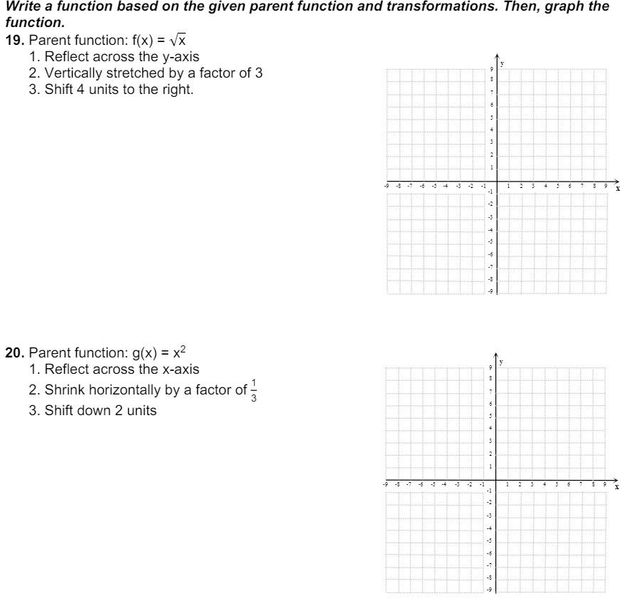 Write a function based on the given parent