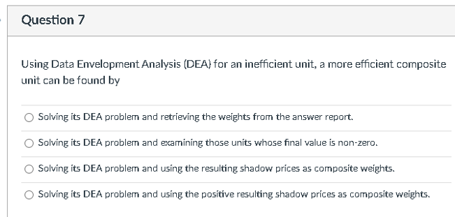Question 4 Scaling problems: O can cause Analytic