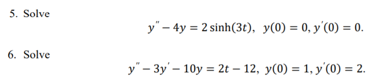 ODE L Laplace Method of Solution \f