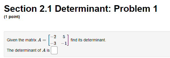 Linear Algebra Final answer only please Section