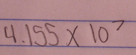 i need to converr this to standard notation and