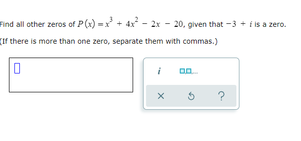 question 1 Use Deseartes' Rule of Signs to