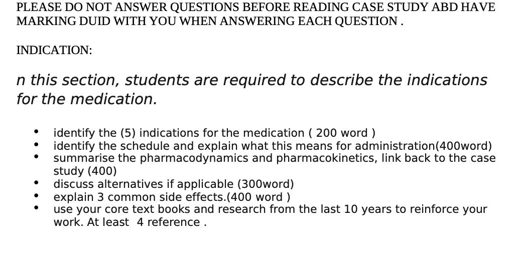 PLEASE DO NOT ANSWER QUESTIONS BEFORE READING