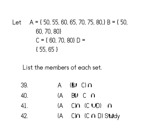This is Mathematics Principle. Provide clean and