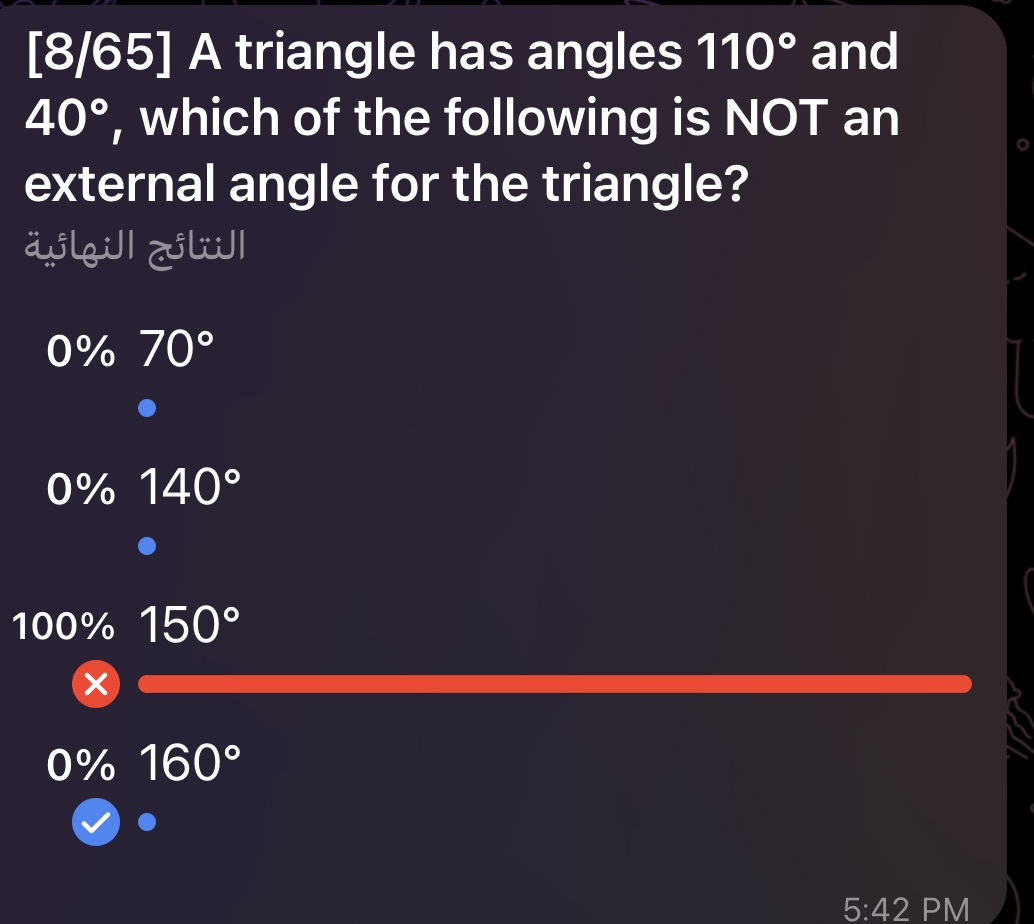 can someone help? [8/65] A triangle has angles