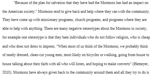 "Because of the plan for salvation that they have