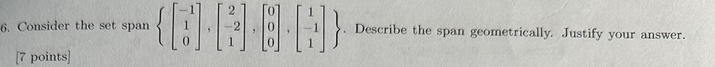 Please show your full solution 6. Consider the