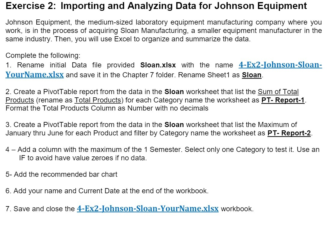 Exercise 2: Importing and Analyzing Data for